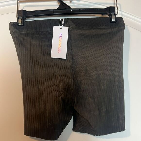 BNWT - COTTON CITIZEN IBIZA BIKER SHORTS - GRAPHITE - Picture 3 of 6